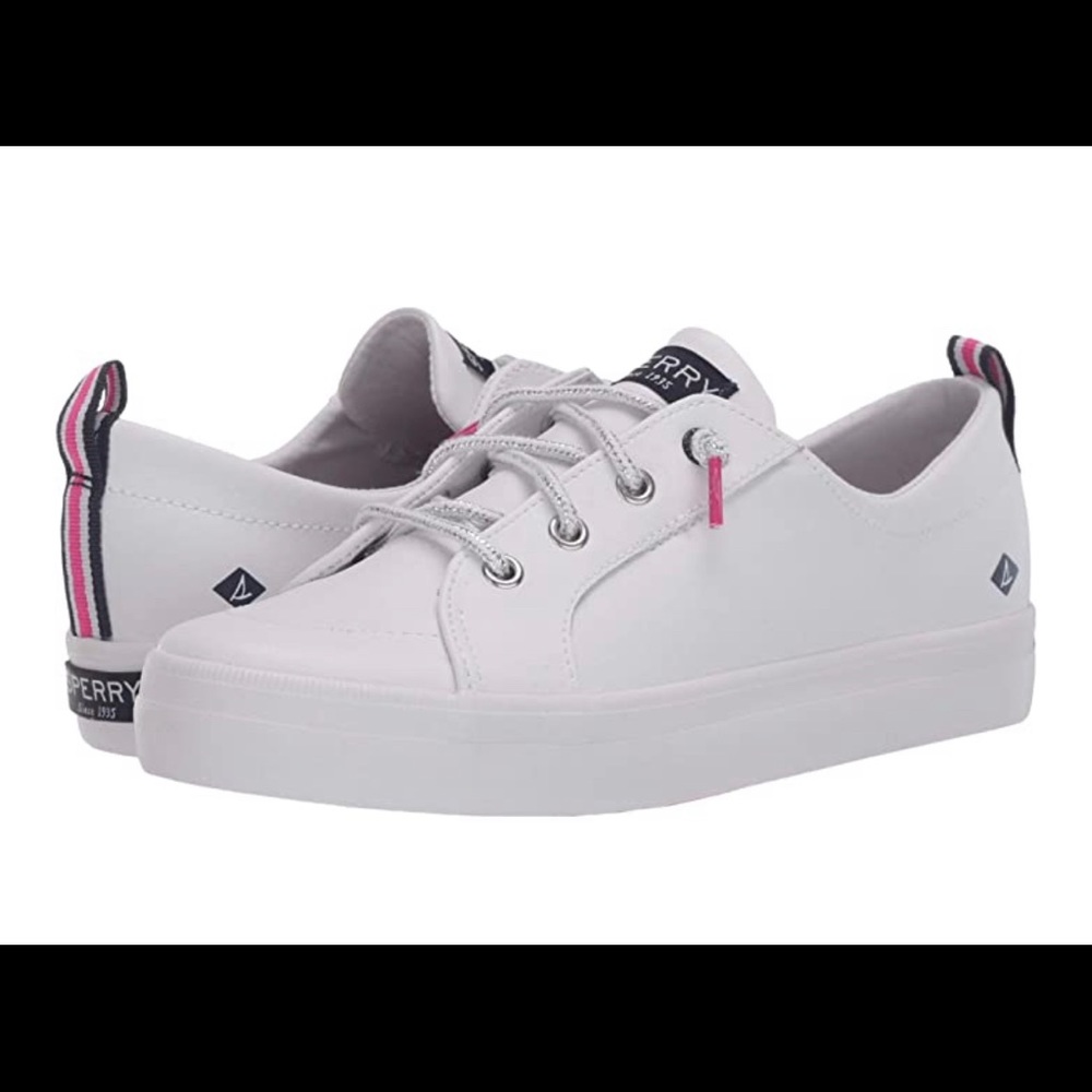 Sperry Crest Vibe white sneakers